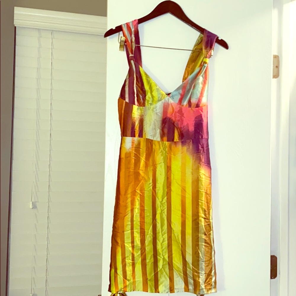 Silk A line dress